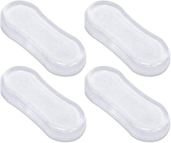 Sluswallow 4Pcs Toilet Seat Bumper Set, Silicone Strong Adhesive Toilet Seats Lid Bumpers,
