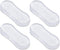 Sluswallow 4Pcs Toilet Seat Bumper Set, Silicone Strong Adhesive Toilet Seats Lid Bumpers,