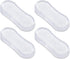 Sluswallow 4Pcs Toilet Seat Bumper Set, Silicone Strong Adhesive Toilet Seats Lid Bumpers,