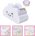 Cloud Shape Office Tape Dispenser, Desktop Cutter with Rainbow Tape Roll for Masking Washi Tape, Home Office Supplies