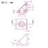 Zeberoxyz 8PCS Silver Angle Sharp Corner Bracket Connector with 16PCS M5x10mm Screws, 16PCS M5 T-Nuts for 2020Series