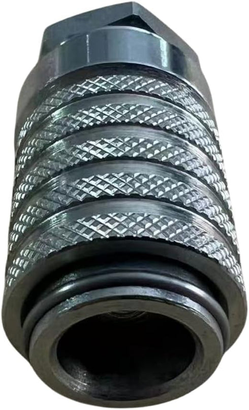 PD222 Series PK Style Steel Test Port Quick Coupler with Female Pipe Thread, 1/8" Body Size, 1.67" Length