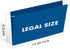 RAZCC 60 Pack Hanging File Folders, Legal Size Reinforced for Bulky Files with Adjustable Tabs