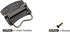 2Pcs Iron Spray Paint Chest Handles (76x60x60mm), Bronze Tone Chest Ring Pull Handle for Home Toolbox Suitcase Drawer