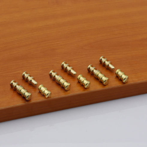 Pack of 15 Metal Table Pins, Dowels, Table Bolt Sleeve Connectors for Table Leaf Hardware