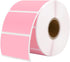 MUNBYN 2.25"x1.25" Thermal Sticker Labels, Pink Self-Adhesive Barcode Label Paper, 1000 Sheets/Roll