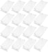 OFFIGAM Sealable Greaseproof Kraft Paper Bags 10x5 Inch White Sandwich Pastry Snack Packaging