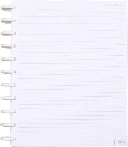 Talia Discbound Notebook Refills (Letter (8.5in x 11in), College Ruled) by Talia