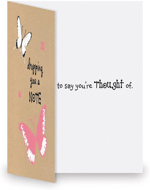 Current Kraft Thinking of You Friendship Greeting Card Set - Value Pack of 20 Cards, 5 Designs, 5" x 7"