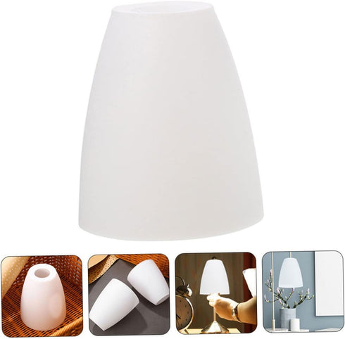 4.52X3.93X3.93In Plastic Lampshade Replacement Lightweight Lamp Shade Cover for Table Floor Pendant Lights Home