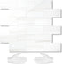 STICKGOO 10-Sheet Subway Tile Peel and Stick Wall Tiles, Seamless Design Polished