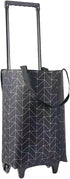 Folding Trolley Bag with Wheels Large Capacity 18.9x11.02x7.09in Reusable Grocery Cart for