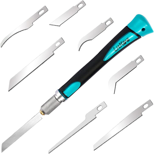 Model Craft Hand Saw Kit with 7PCS Saw Blades, DIY Mini Razor Saw Tool for Handcrafted Models