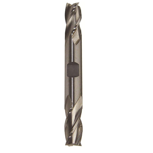 Drill America 3/4" X 3/4" Double End High Speed Steel 4 Flute End Mill, DWC Series