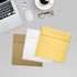 LUXPaper Square Invitation Envelopes | Gold Metallic | Peel & Press | 6" x 6" | 80lb. Text | 50 Qty