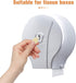 Ciieeo Toilet Paper Dispenser Key Plastic Replacement for Bathroom Tissue Holder Compact Multi-Functional Towel