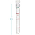 stonylab Glass Test Tube with PTFE Cap, Thicken Borosilicate Glass Reusable Round Bottom Graduated Pressure Resistant Colorimetric Tubes Culture Tubes with PTFE Screw Cap