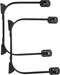 Homoyoyo 2pcs Heavy Duty Metal Legs for DIY Furniture Folding Table Stand
