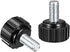uxcell M5 x 10mm Metric Male Thread Knurled Clamping Knobs, Grip Thumb Screw on Type Hand Clamping Handle Bolt with
