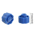 Syringe Luer Lock Cap 100PCS Blue No Needle Luer Lock Caps for Feeding Tubes Lab Supplies