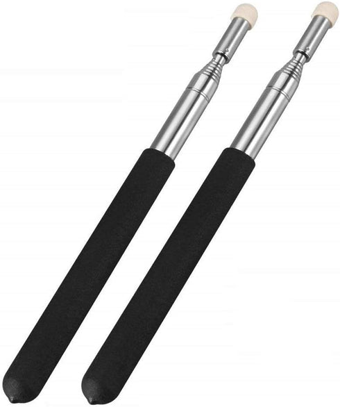 Telescopic Teachers Pointer – Teaching Pointer, Handheld Presenter, Extendable Telescopic Retractable Pointer, 2 PCS