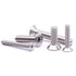 M5-0.8 x 25mm Flat Head Socket Cap Screws, 50 PCS, Stainless Steel 304 (18-8), Countersunk Head, Allen Hex Drive