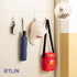 BTLIN Mini Magnetic Hooks, Heavy Duty Small Metal Hanging Hook with Strong Neodymium Magnet, 12 Pack, Max Load 18 lbs