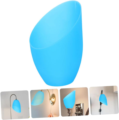 Bulb Horseshoe Lamp Shade Plastic Replacement for Oblique Design Easy Installation Warm Lighting for Decor Versatile