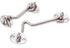 POWERTOOL Cabin Hook, 1pc Heavy Duty Lock Hook and Eye Latch, Solid Stainless Steel Door Lock for Window