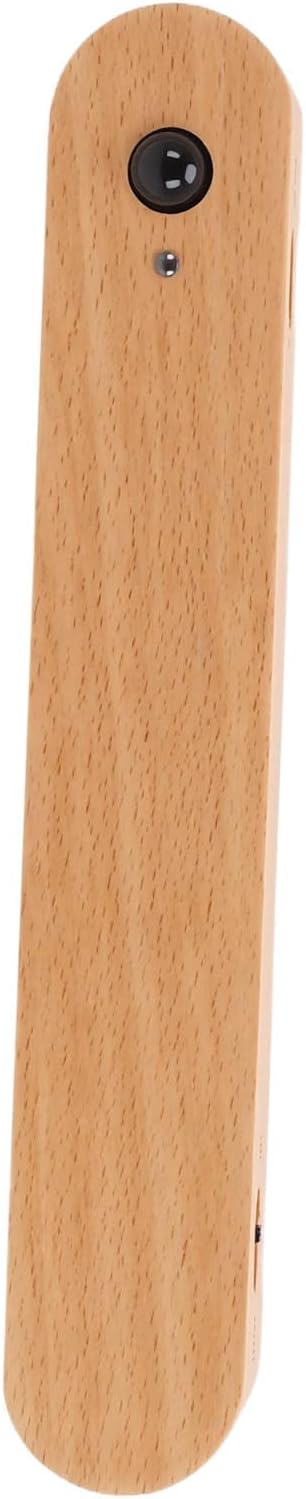 500mAh 15s Zunate Motion Sensor Light, Wooden Wall Mounted Rechargeable LED Night Light with Battery for Bedroom