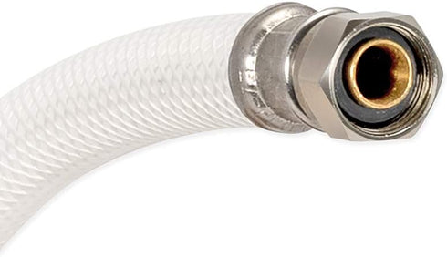 12 Inch Flexible Toilet Connector by Eastman, 7/8 Inch Ballcock x 3/8 Inch Compression