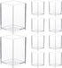 Generic Set 10 Of Clear Acrylic Pen Holders, Makeup Brush Organizers, Pencil Cups For Office, Home, And School