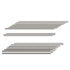 Glarks 18Pcs Stainless Steel Solid Round Rod Lathe Bar Stock - Assorted for DIY Craft Tool, Diameter 2.5-8mm Length
