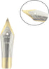 Gullor 5PCS Fountain Pen Nibs, Gold, Fit Jinhao 250/301/500/5099/8802/9009/5000, Bent Nib