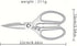 Generic Heavy Duty Kitchen Scissors - Multi-Purpose Stainless Steel Shears For Poultry, Meat, Herbs & BBQ, Razor Sharp
