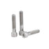 Generic M4 M5 M6 M8 M10 M12 M16 DIN912 A2-70 304 Bolts(100mm,2pcs M12) Half Thread Stainless Steel Hex Socket Cheese