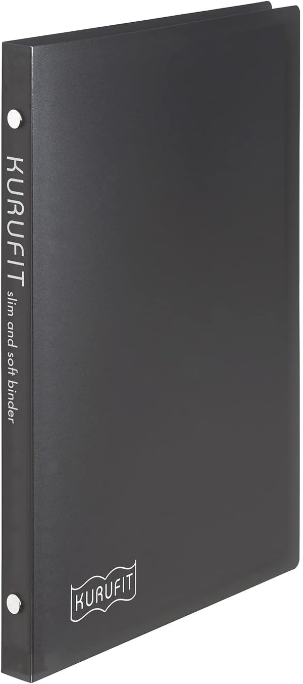 Maruman F091-05 Kurufit Loose Leaf Binder, A5, 20 Holes, Black