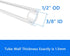 Quickun Pure Silicone Tubing, 3/8" ID x 1/2" OD High Temp Food Grade Tube for Home Brewing & Aquaponics