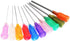 FEITA Glue Needles, 1" Blunt Tip Luer Lock Adhesive Glue Dispensing Needle Tips - 100 Pcs/Pack