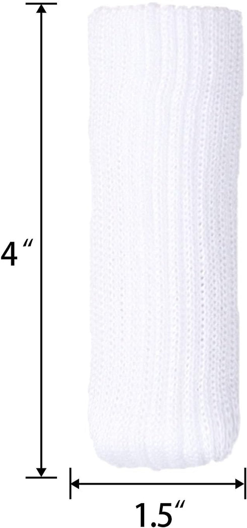 HAZELAND 32Pcs High Elastic Knitted Chair Leg Protectors for Hardwood Floors, Non Slip No Scratch Noise Furniture