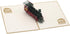 HLXFF3 Cute Star Retro Train 3D Pop Up Greeting Cards with Envelope, Gold Cover