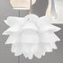 15.75 Inch Baluue Lotus Lampshade Table Lamp Cover Flower Light Shade with Durable Pp Frame for Home Decor Ceiling