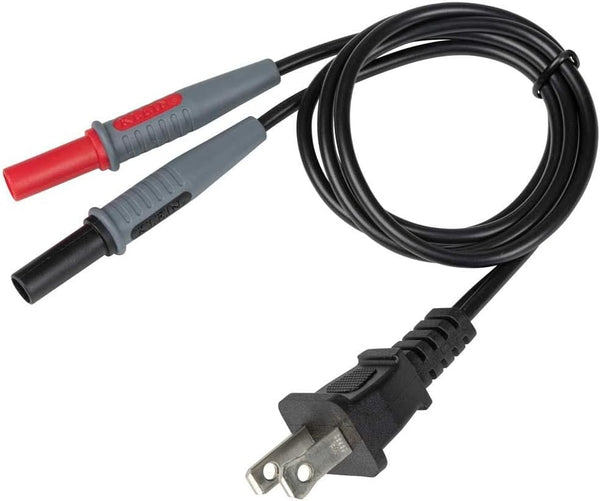 Klein Tools 69357 AC Outlet Plug to Banana Plug - For use with Klein Tools Cat. No. ET450 or any Meter