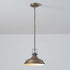 65475 1-Light GLOBE Electric Pendant Light Fixture, Matte Brass, Textured Socket, Dining Room Fixture, Kitchen Island