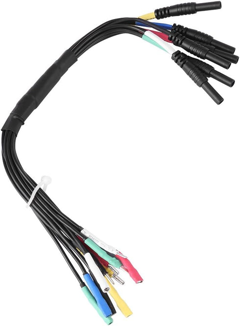 Rankomu HT306 6 Set Channel Universal Breakout Leads, Test Leads Welding Breakout Leads for Auto Diagnostic