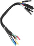 Rankomu HT306 6 Set Channel Universal Breakout Leads, Test Leads Welding Breakout Leads for Auto Diagnostic