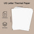 500 8.5 11 Inches M08F/ A28U/ A40 Set. Sheets Single Thermal Paper x US Letter Size for Thermal Printer, Portable