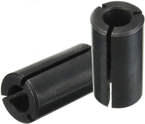 Router Collet Set Pack of 2, 1/2'' To 1/4'' Dia Chuck Driver Adapter Converter for Woodworking Engraving Tool