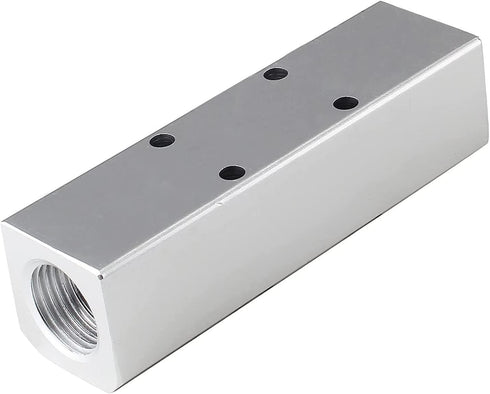 3 Way Pneumatic Manifold Air Distribution Block, Compressed Air Manifold, Fast Connector for Air Compressor