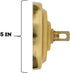 60 6 Duty,5 Inches Sangle Soppfy Vingage Canopy Kit and Pendant Light Fixture Chain for Chandelier or Swag Light